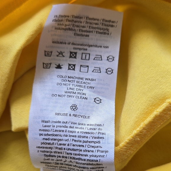 Only Yellow Ruffled Tank Top - Picture 4 of 7